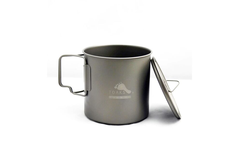 Туристична каструля Toaks POT-650-L на 650 мл, титан, Об'єм: 0,65, Діаметр: 9,4 см, зображення 2