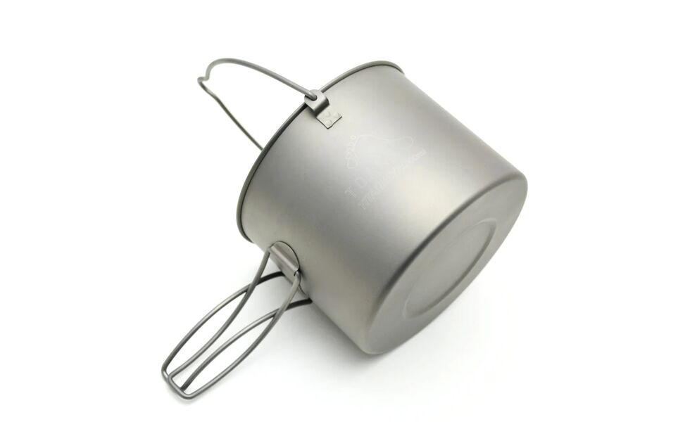 Туристичний казанок для вогнища Toaks POT-1300-BH на 1,3 л, титан, Об'єм: 1,3, Діаметр: 13 см, зображення 5