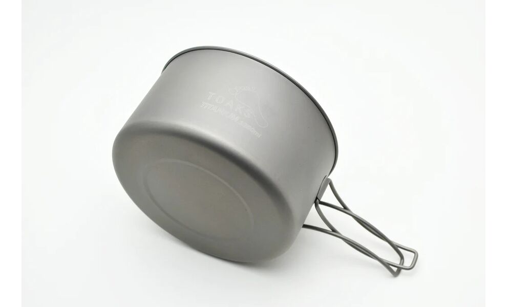 Туристична каструля Toaks POT-1350 на 1,35 л, титан, Об'єм: 1,35, Діаметр: 14,5 см, зображення 3