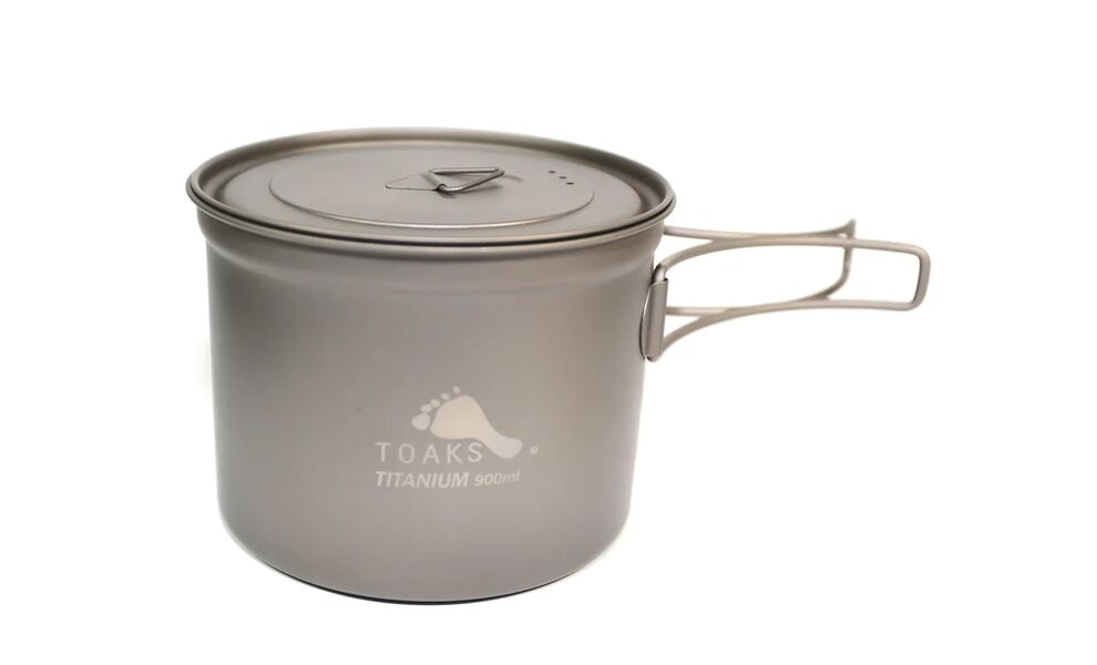 Туристична каструля Toaks POT-900-D115 на 900 мл, титан, Об'єм: 0,9, Діаметр: 11,5 см, зображення 2