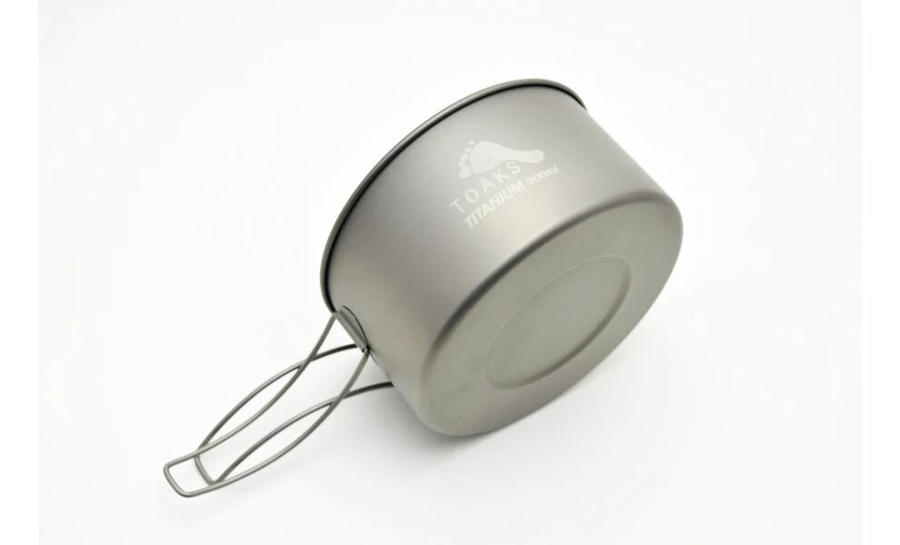 Туристична каструля Toaks POT-900-D130 на 900 мл, титан, Об'єм: 0,9, Діаметр: 13 см, зображення 3