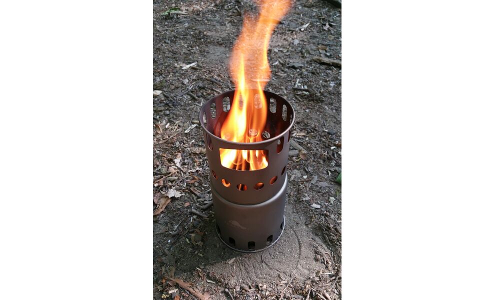 Туристична міні-піч на дровах Toaks Titanium Backpacking Wood Burning Stove, Тип розміру: Ø10,5×20,5, зображення 5