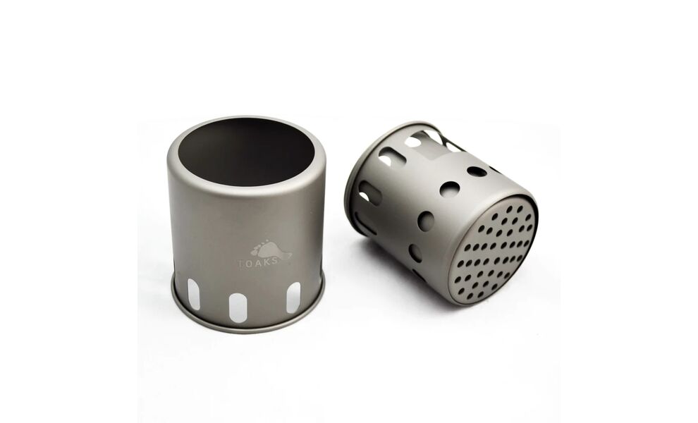 Туристична міні-піч на дровах Toaks Titanium Backpacking Wood Burning Stove - small, Тип розміру: Ø9,4×18,3, зображення 2