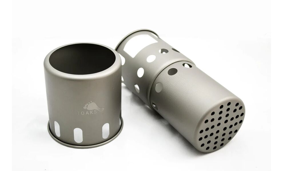 Туристична міні-піч на дровах Toaks Titanium Backpacking Wood Burning Stove - small, Тип розміру: Ø9,4×18,3, зображення 3