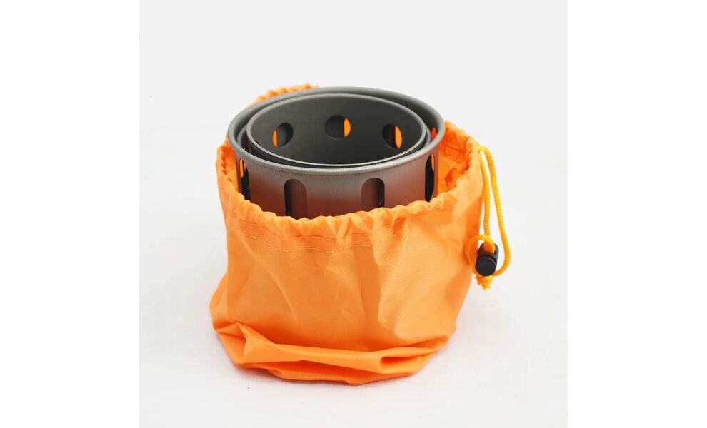 Туристична міні-піч на дровах Toaks Titanium Backpacking Wood Burning Stove - small, Тип розміру: Ø9,4×18,3, зображення 4