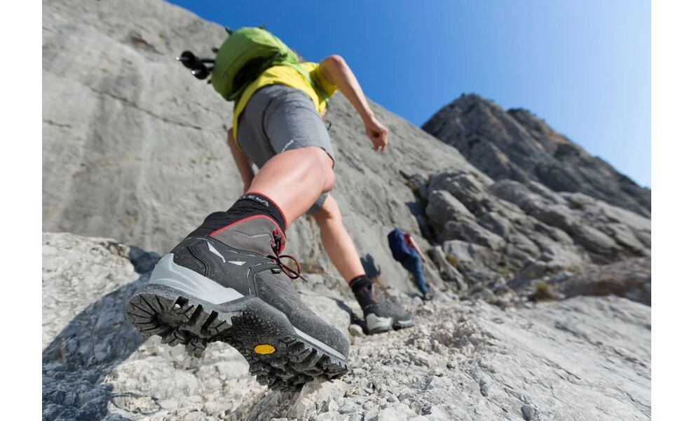 Трекінгові черевики чоловічі Salewa MTN Trainer Mid GTX - 63458 (4720/Charcoal-Papavero), Колір виробника: 4720/Charcoal-Papavero, Тип колодки: широка, Розмір виробника: UK 10,5 (EU 45), зображення 14