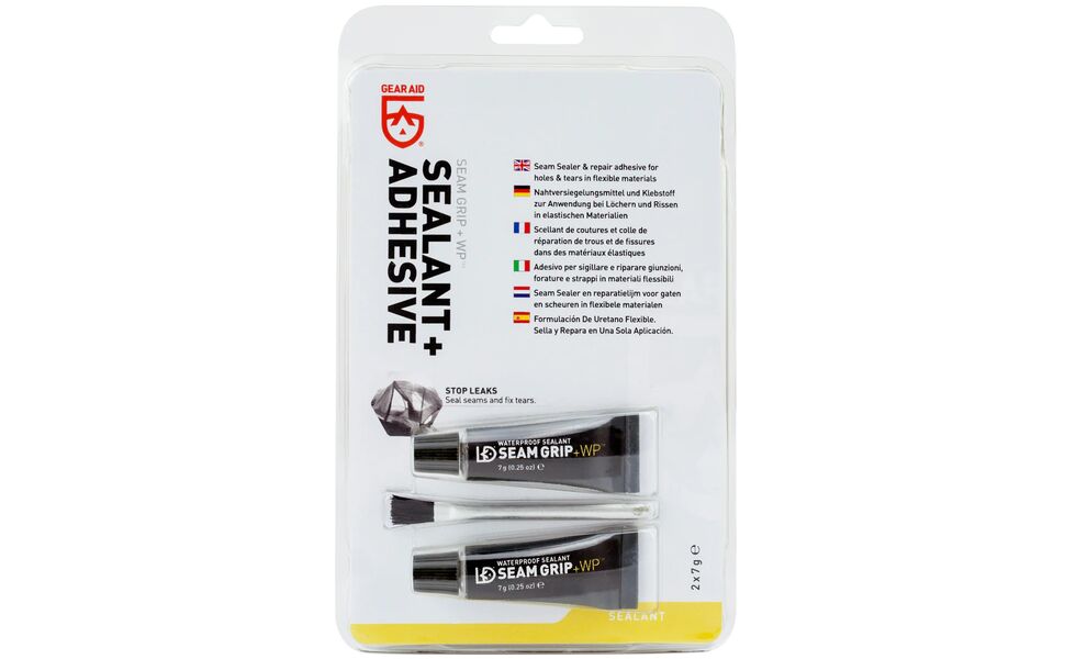 Клей-герметик універсальний Gear Aid SEAM GRIP+WP™, 2x7 г, Об'єм/Вага: 2x7 г, зображення 2
