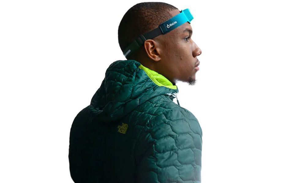 Налобний ліхтар акумуляторний BioLite Headlamp 325 (Ocean Teal) з червоним світлом, Micro USB, Колір корпусу: Ocean Teal, зображення 4