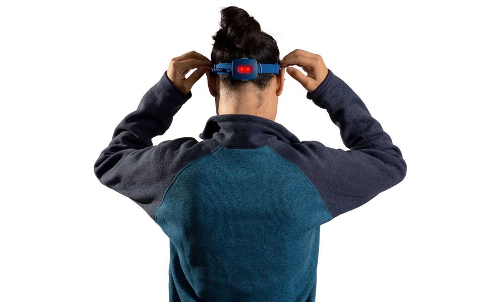 Налобний ліхтар акумуляторний BioLite Headlamp 425 (Ocean Teal) з червоним світлом, USB Type-C, Колір корпусу: Ocean Teal, зображення 6