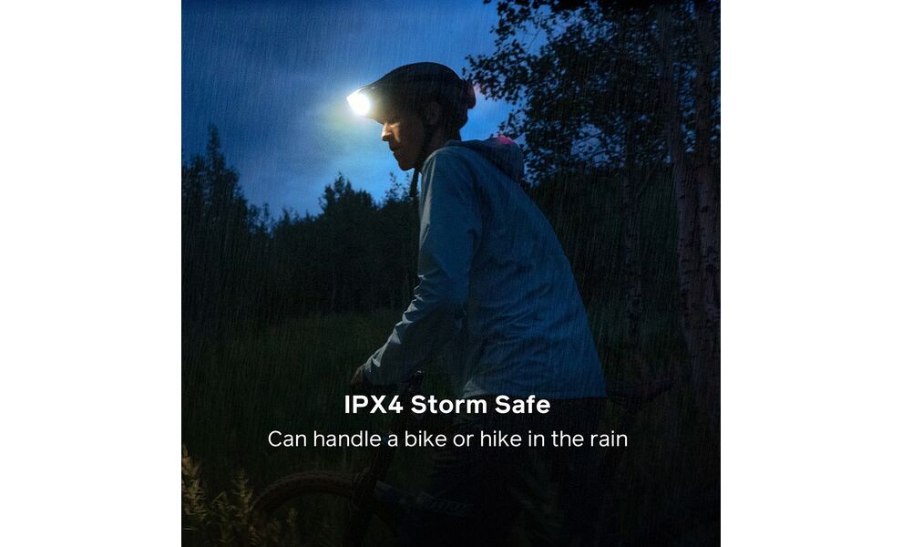 Налобний ліхтар акумуляторний BioLite Headlamp 800 Pro з червоним світлом, Micro USB, Колір корпусу: Midnight Grey/Black, зображення 14