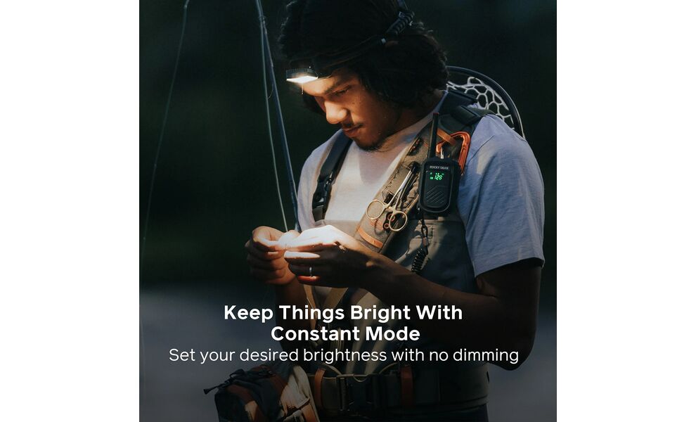 Налобний ліхтар акумуляторний BioLite Headlamp 800 Pro з червоним світлом, Micro USB, Колір корпусу: Midnight Grey/Black, зображення 13