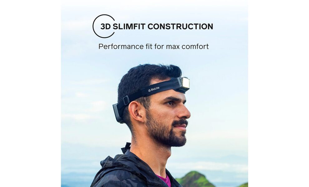 Налобний ліхтар акумуляторний BioLite Headlamp 800 Pro з червоним світлом, Micro USB, Колір корпусу: Midnight Grey/Black, зображення 15