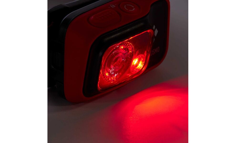 Налобний ліхтар на батарейках Black Diamond Cosmo 350 (Graphite) з червоним світлом, Колір корпусу: Graphite, зображення 6