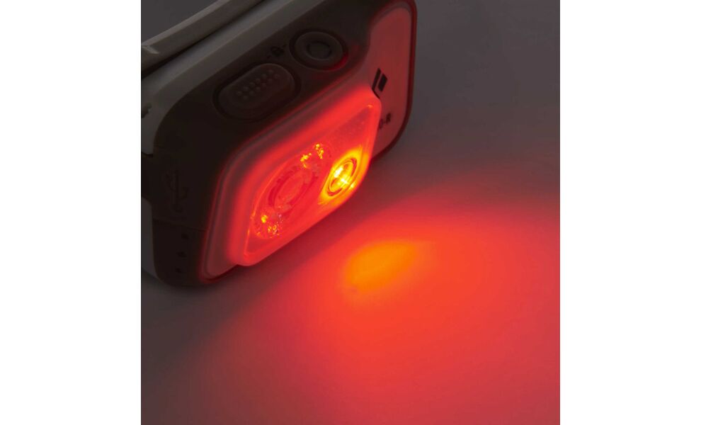 Налобний ліхтар акумуляторний Black Diamond Cosmo 350-R (Octane) з червоним світлом, Micro USB, Колір корпусу: Octane, зображення 6