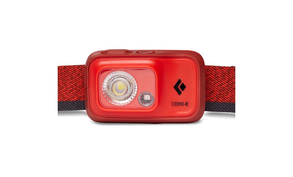 Налобний ліхтар акумуляторний Black Diamond Cosmo 350-R (Octane) з червоним світлом, Micro USB, Колір корпусу: Octane, зображення 2