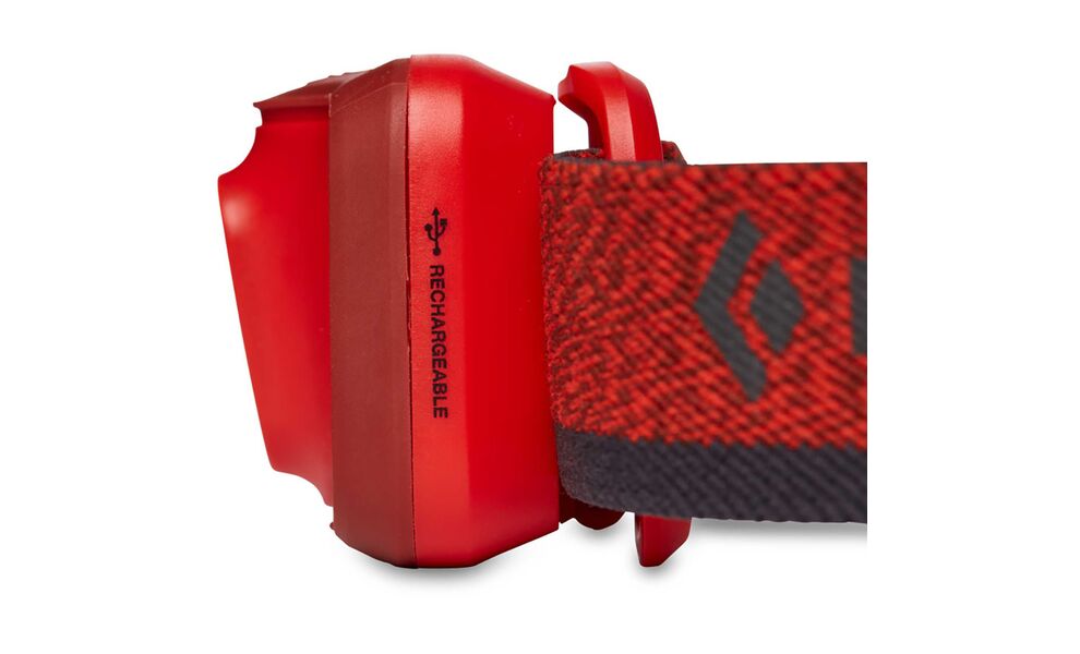 Налобний ліхтар акумуляторний Black Diamond Cosmo 350-R (Octane) з червоним світлом, Micro USB, Колір корпусу: Octane, зображення 4