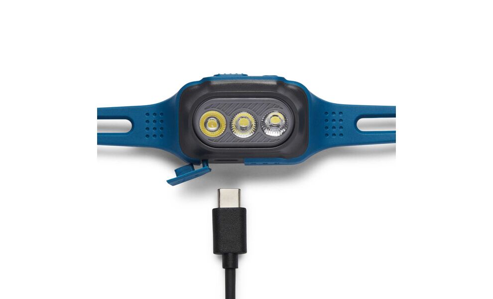 Налобний ліхтар акумуляторний Black Diamond Deploy 325 (Creek Blue): USB Type-C, Колір корпусу: Creek Blue, зображення 5