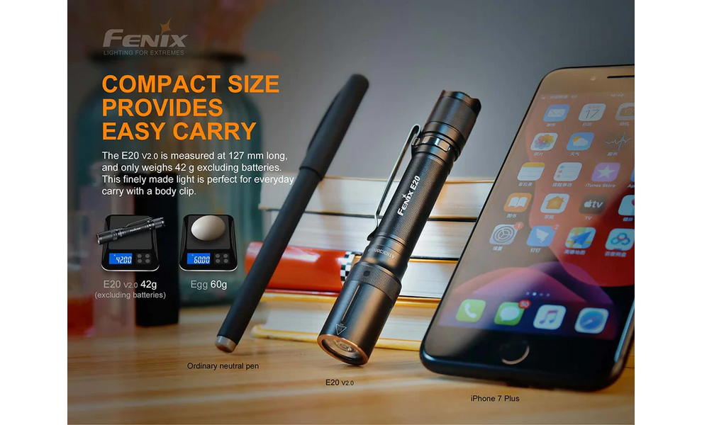 Ліхтар ручний Fenix E20 V2.0, зображення 11