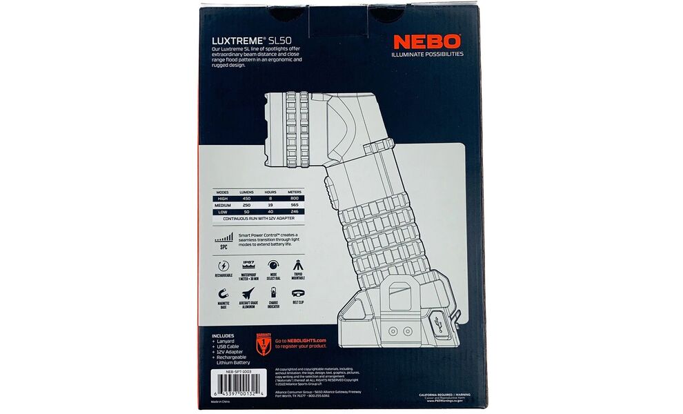 Ліхтар ручний Nebo Luxtreme SL 50, зображення 14