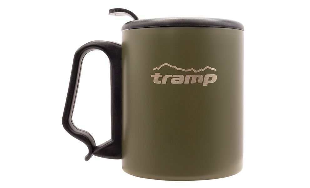 Туристична термочашка з кришкою Tramp UTRC-020 (Olive) на 350 мл, нержавіюча сталь, Об'єм: 350, Колір: Olive, зображення 5