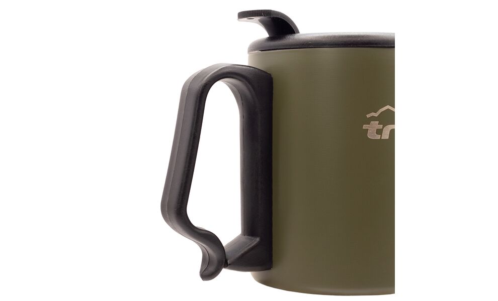 Туристична термочашка з кришкою Tramp UTRC-020 (Olive) на 350 мл, нержавіюча сталь, Об'єм: 350, Колір: Olive, зображення 4