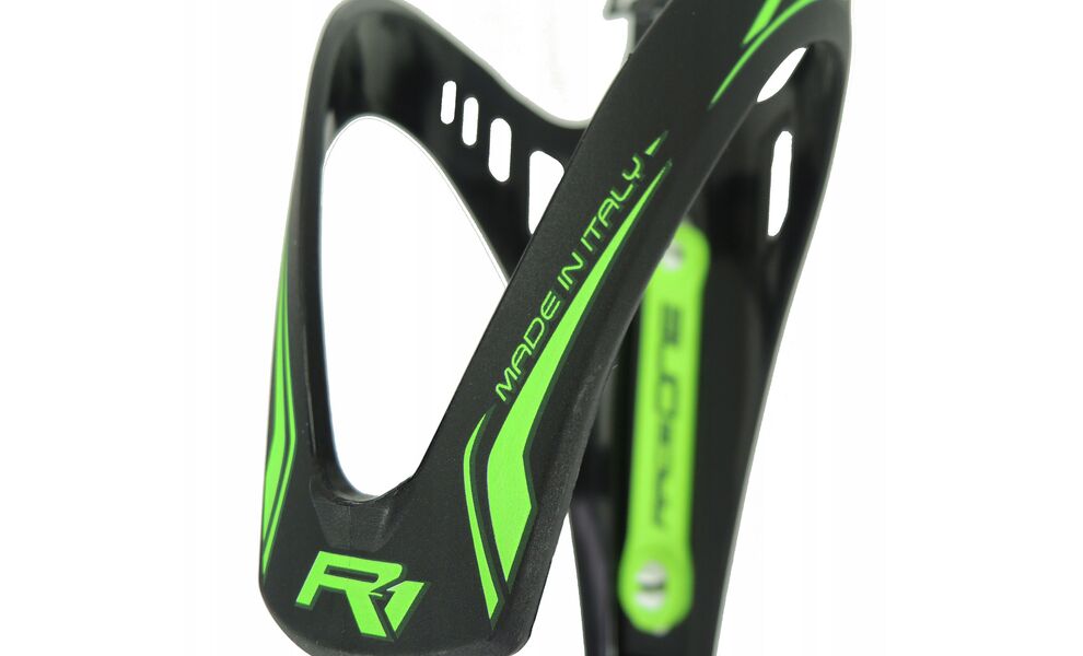 Фляготримач RaceOne X3 Matt AFT (Black/Green Fluo), Колір виробника: Black/Green Fluo, зображення 3