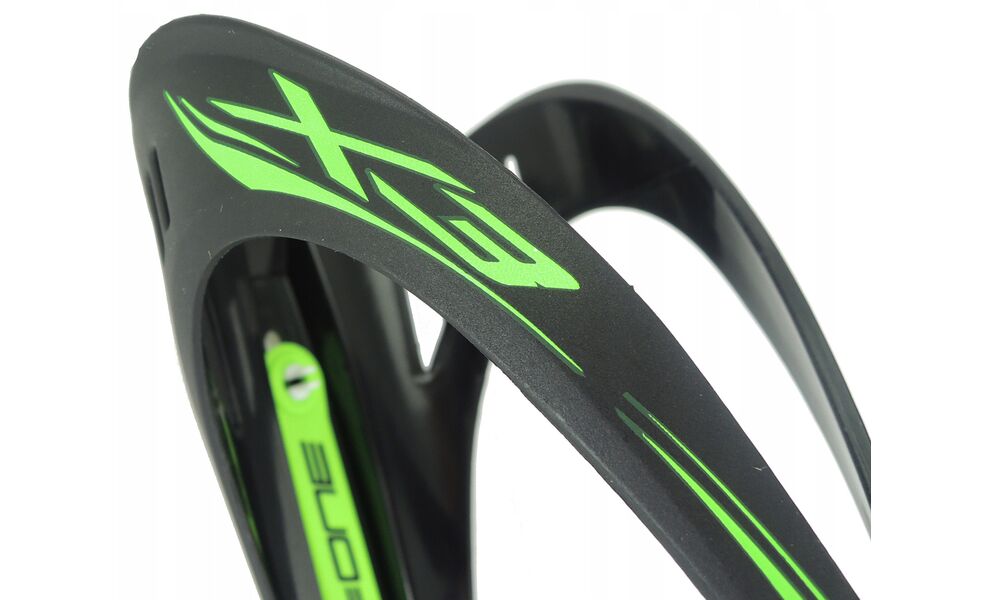 Фляготримач RaceOne X3 Matt AFT (Black/Green Fluo), Колір виробника: Black/Green Fluo, зображення 4