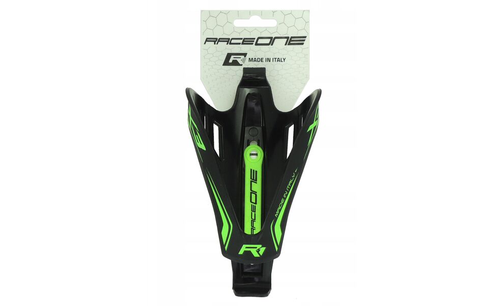 Фляготримач RaceOne X3 Matt AFT (Black/Green Fluo), Колір виробника: Black/Green Fluo, зображення 6