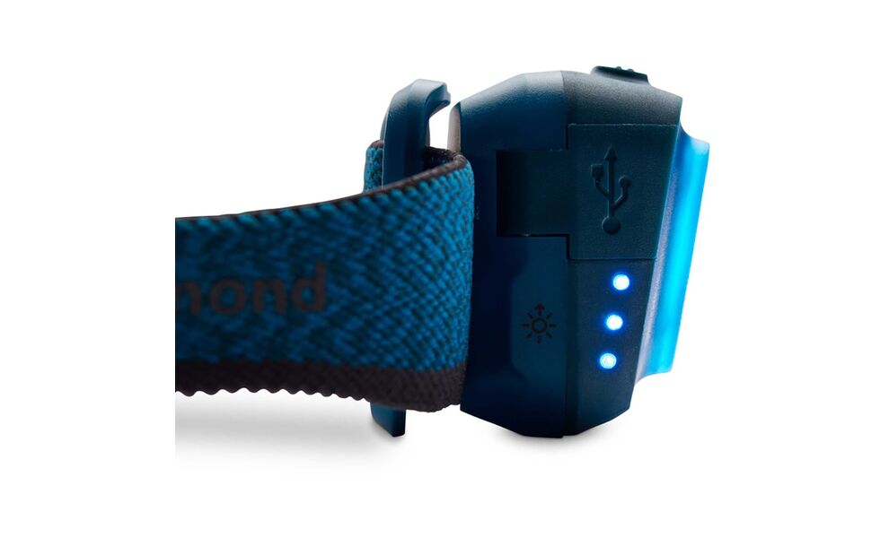 Налобний ліхтар акумуляторний Black Diamond Spot 400-R (Azul) з червоним світлом, Micro USB, Колір корпусу: Azul, зображення 4