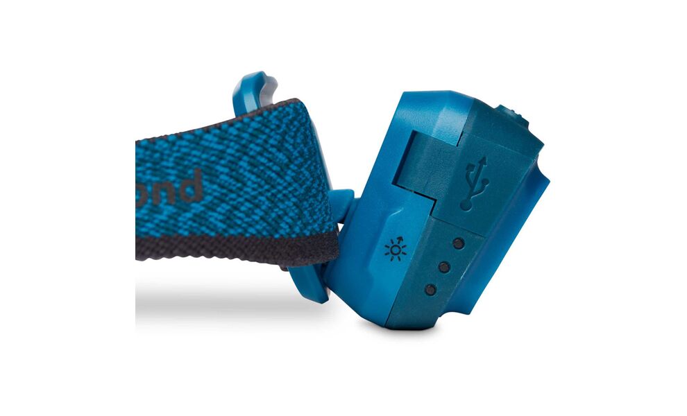 Налобний ліхтар акумуляторний Black Diamond Spot 400-R (Azul) з червоним світлом, Micro USB, Колір корпусу: Azul, зображення 5