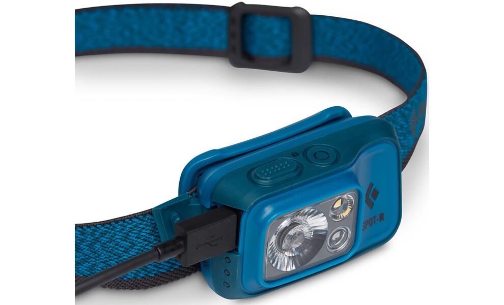 Налобний ліхтар акумуляторний Black Diamond Spot 400-R (Azul) з червоним світлом, Micro USB, Колір корпусу: Azul, зображення 7