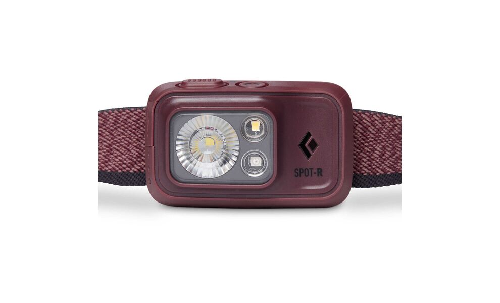 Налобний ліхтар акумуляторний Black Diamond Spot 400-R (Bordeaux) з червоним світлом, Micro USB, Колір корпусу: Bordeaux, зображення 2