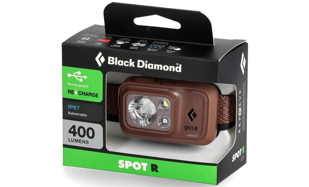 Налобний ліхтар акумуляторний Black Diamond Spot 400-R (Bordeaux) з червоним світлом, Micro USB, Колір корпусу: Bordeaux, зображення 8
