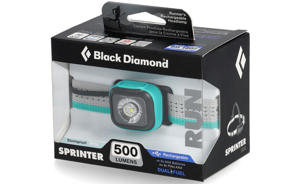 Налобний ліхтар з акумулятором Black Diamond Sprinter 500 (Dark Patina), Колір корпусу: Dark Patina, зображення 7
