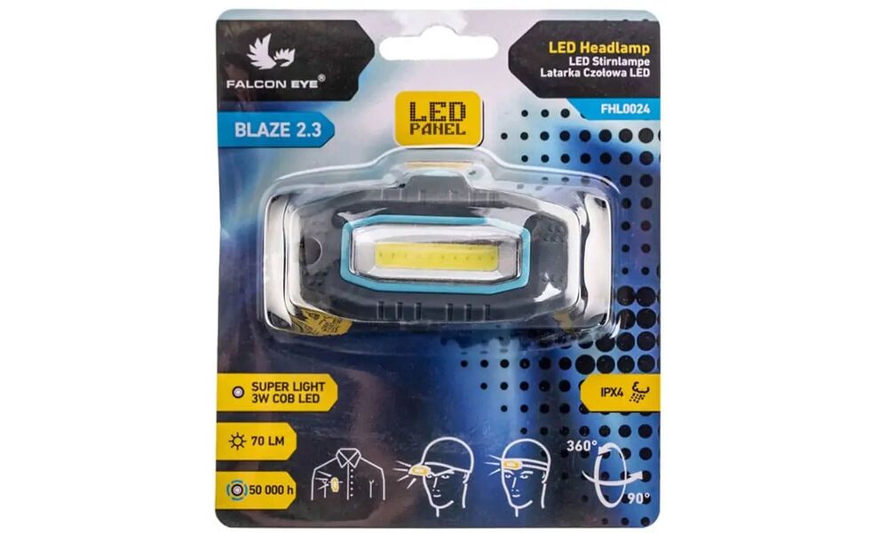 Налобний ліхтар на батарейках Falcon Eye Blaze 2.3, зображення 4