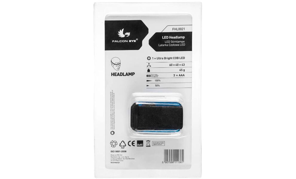 Налобний ліхтар на батарейках Falcon Eye Blaze, зображення 3