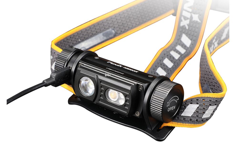 Налобний ліхтар з акумулятором Fenix HM60R з червоним світлом, USB Type-C, зображення 3