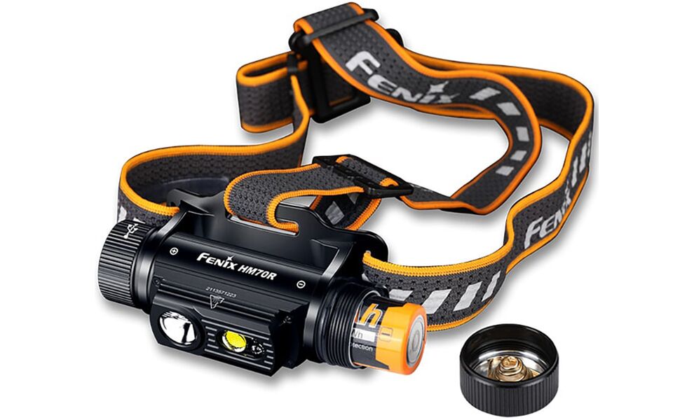 Налобний ліхтар з акумулятором Fenix HM70R з червоним світлом, USB Type-C, зображення 3