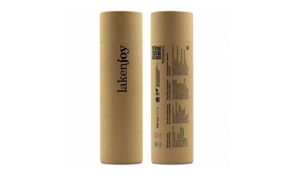 Термопляшка Laken Lakenjoy Thermo Bottle (Blue), 500 мл, Об'єм: 500, Колір виробника: Blue, зображення 3