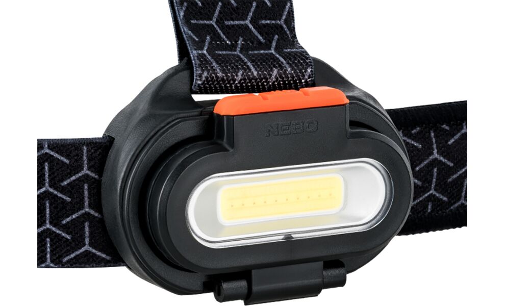 Налобний ліхтар з акумулятором Nebo Einsten 1500 Flex з червоним світлом, USB Type-C, зображення 2