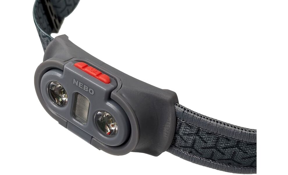 Налобний ліхтар на батарейках Nebo Einsten 750 з червоним світлом, зображення 4