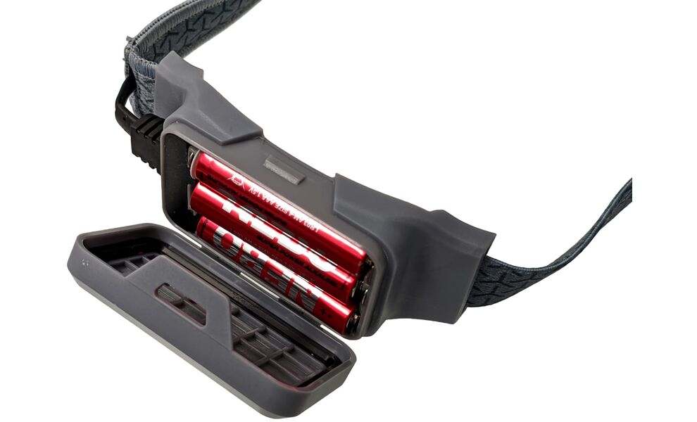 Налобний ліхтар на батарейках Nebo Einsten 500 з червоним світлом, зображення 8