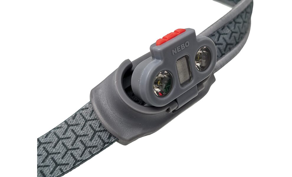 Налобний ліхтар на батарейках Nebo Einsten 750 з червоним світлом, зображення 6