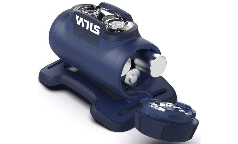 Налобний ліхтар на батарейках Silva Explore 4 (Blue) з червоним світлом, Колір корпусу: Blue, зображення 2