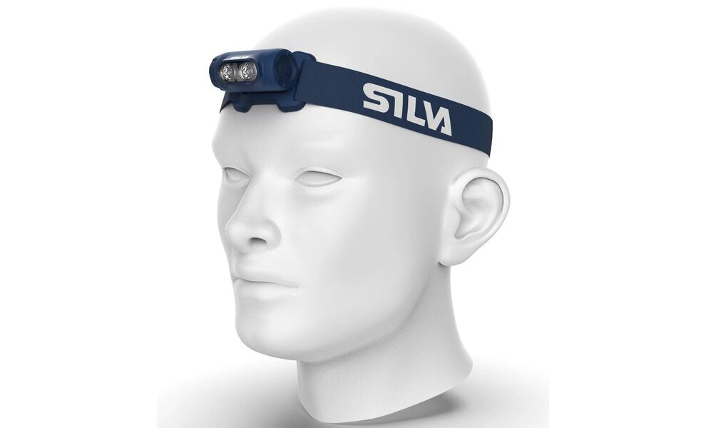 Налобний ліхтар на батарейках Silva Explore 4 (Blue) з червоним світлом, Колір корпусу: Blue, зображення 5