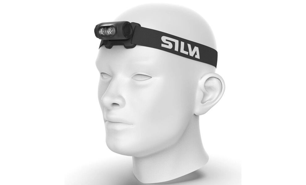 Налобний ліхтар на батарейках Silva Explore 4 (Grey) з червоним світлом, Колір корпусу: Grey, зображення 5