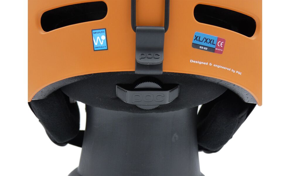 Гірськолижний шолом POC Auric Cut (Timonium Orange), Колір: Timonium Orange, Розмір: XL-XXL/59-62, зображення 3