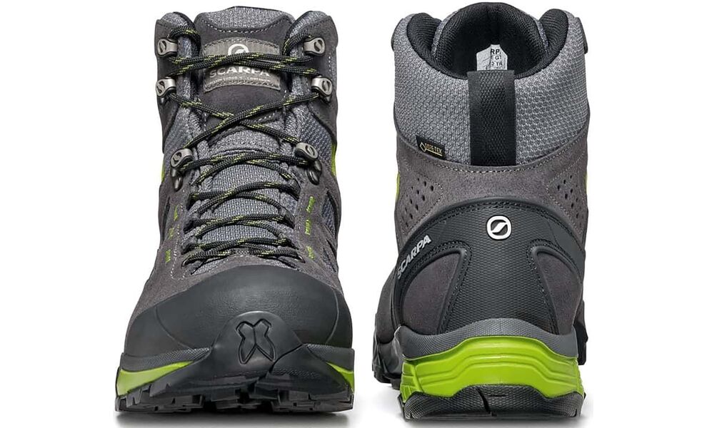 Трекінгові черевики чоловічі SCARPA ZG Lite GTX - 67080-200 - Wide (Dark Grey/Spring), Колір виробника: Dark Grey/Spring, Тип колодки: широка, Розмір виробника: EU 43, зображення 4