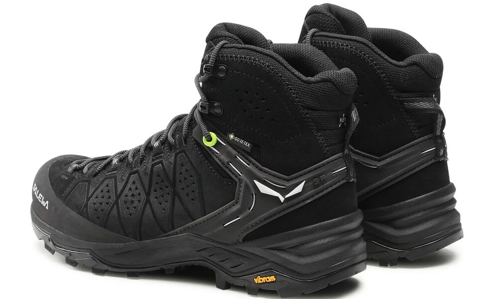Трекінгові черевики чоловічі Salewa Alp Trainer 2 Mid GTX - 61382 (0971/Black-Black), Колір виробника: 0971/Black-Black, Тип колодки: середня, Розмір виробника: UK 8 (EU 42), зображення 6