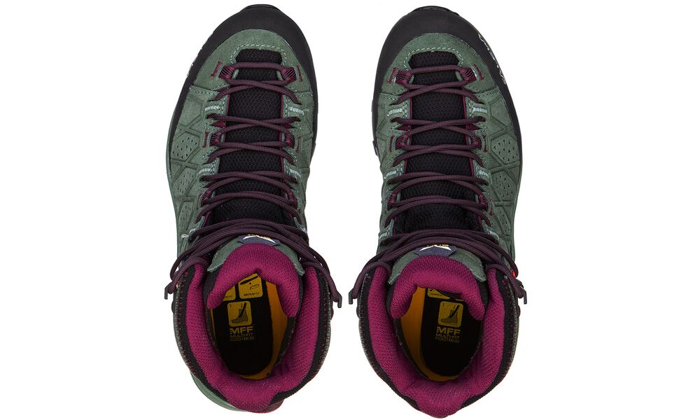 Трекінгові черевики жіночі Salewa Alp Trainer 2 Mid GTX - 61383 (5085/Duck Green-Rhododendon), Колір виробника: 5085/Duck Green-Rhododendon, Тип колодки: середня, Розмір виробника: UK 4,5 (EU 37), зображення 9